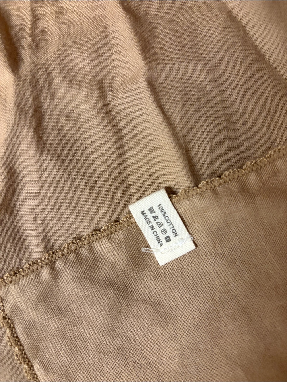 Classic Brown Women's Skirt - Lightweight Everyday Style 100% Cotton - Picture 3 of 4